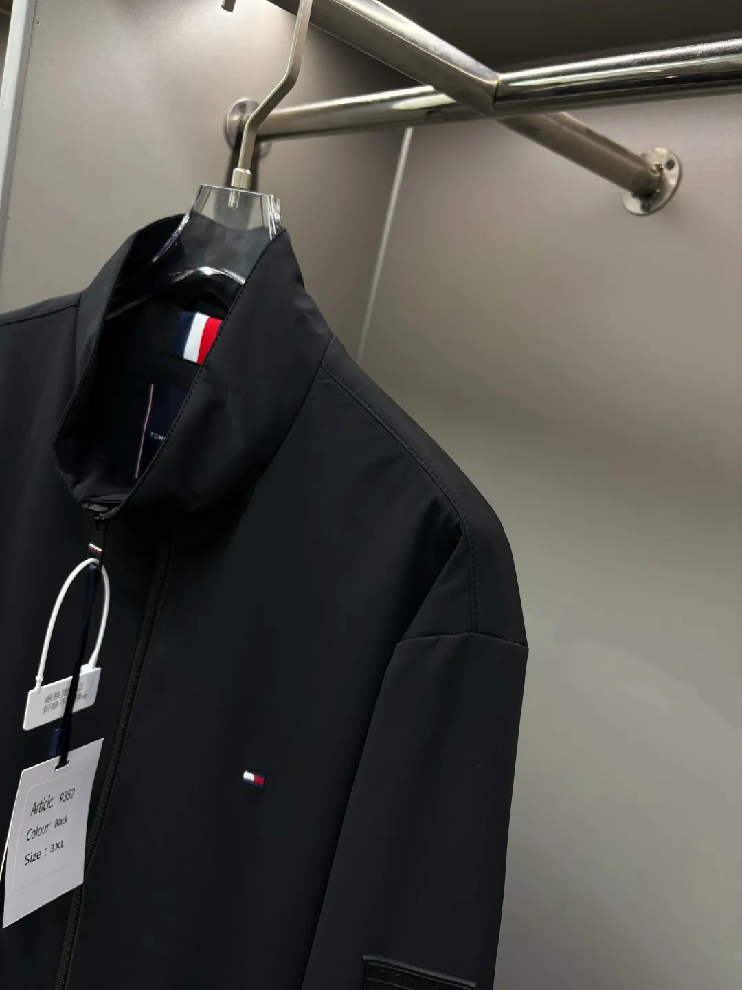 TOMMY New Arrival Same Style ， Factory New Arrival Versatile : Black Royal Blue Khaki Size：L-4XL